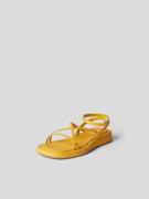 Gia Borghini Sandalen mit Dornschließe in Gelb, Größe 37