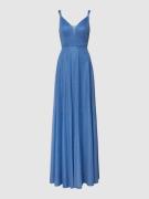 TROYDEN COLLECTION Abendkleid mit Herz-Ausschnitt in Bleu, Größe 40