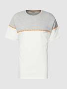 Guess Activewear T-Shirt in Two-Tone-Machart Modell 'TALBOT' in Hellgr...