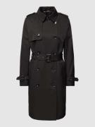Christian Berg Woman Selection Trenchcoat mit Taillengürtel in Black, ...