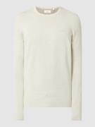 s.Oliver RED LABEL Pullover aus Baumwolle in Offwhite, Größe S