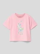 Polo Ralph Lauren Kids T-Shirt mit Label-Stitching in Rosa, Größe 92