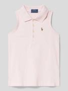 Polo Ralph Lauren Kids Regular Fit Poloshirt im ärmellosen Design in H...