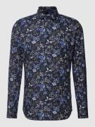 Seidensticker Super SF Super Slim Fit Business-Hemd mit floralem Muste...