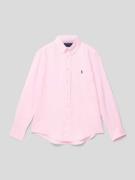 Polo Ralph Lauren Teens Hemd mit Label-Stitching in Hellrosa, Größe 14...