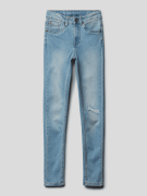 Garcia Jeans mit Label-Patch Modell 'SAISONAL' in Jeansblau, Größe 158