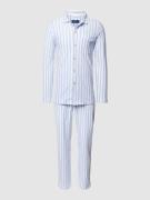 Polo Ralph Lauren Underwear Slim Fit Pyjama mit Brusttasche in Blau, G...