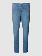 Angels Slim Fit Jeans mit Knopfverschluss in Hellblau, Größe 36
