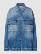 Weekend Max Mara Oversized Jeansjacke mit Umlegekragen in Jeansblau, G...