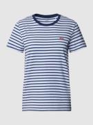 Levi's® T-Shirt mit Streifenmuster in Hellblau, Größe S