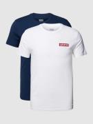 Levi's® T-Shirt mit Label-Print im 2er-Pack in Weiss, Größe L