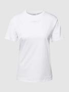 Calvin Klein Womenswear T-Shirt mit Label-Detail in Weiss, Größe XS