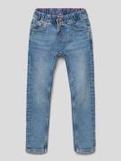 s.Oliver RED LABEL Slim Fit Jeans mit elastischem Bund und Tunnelzug i...