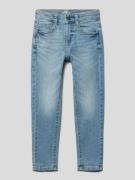 s.Oliver RED LABEL Slim Fit Jeans mit Eingrifftaschen in Blau, Größe 9...