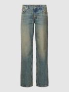 Review Straight Fit Jeans im 5-Pocket-Design in Blau, Größe 25