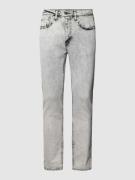 Levi's® Slim Fit Jeans im Used Look in Hellgrau, Größe 30