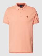 MCNEAL Poloshirt mit Label-Stitching in Apricot, Größe S