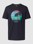 Christian Berg Men T-Shirt mit Motiv-Print in Marine, Größe S