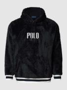 Polo Ralph Lauren Big & Tall PLUS SIZE Hoodie mit Teddyfell in Black, ...