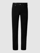 Levi's® Straight Fit Jeans aus Baumwolle Modell '501™' in Black, Größe...