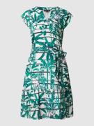 SMASHED LEMON Kleid mit Taillengürtel in Gruen, Größe S