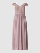 My Mascara Curves PLUS SIZE Abendkleid aus Spitze und Chiffon in Mauve...