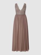 My Mascara Curves PLUS SIZE Abendkleid aus Tüll und Chiffon in Mauve, ...