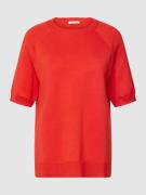 Soft Rebels T-Shirt in Strick-Optik in Rot, Größe S