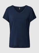 Soyaconcept T-Shirt mit Label-Detail Modell 'Marcia' in Dunkelblau, Gr...