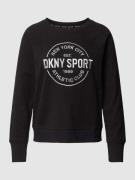 DKNY PERFORMANCE Sweatshirt mit Rundhalsausschnitt in Black, Größe XS