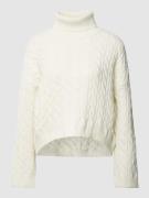 Loavies Rollkragenpullover mit Zopfmuster Modell 'BEAUTIFUL BUT COLD' ...