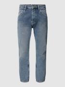 GABBA Straight Leg Jeans im 5-Pocket-Design Modell 'Alex' in Jeansblau...