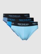 MCNEAL Slip mit Label-Bund im 3er-Pack in Jeansblau, Größe S