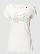 Ragwear T-Shirt mit Motiv-Print in Offwhite, Größe XS