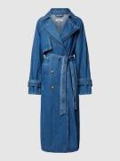 EDITED Jeanstrenchcoat mit Bindegürtel Modell 'Belen' in Jeansblau, Gr...