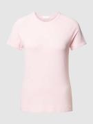 Jake*s Collection T-Shirt in Strick-Optik in Rosa, Größe 40