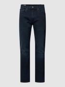 Levi's® Jeans mit Label-Detail Modell '502' in Dunkelblau, Größe 32/34