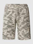 Antony Morato Regular Fit Shorts mit Strukturmuster in Beige, Größe S