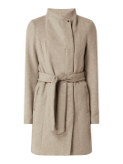 Vero Moda Outdoor Mantel mit Wattierung in Taupe Melange, Größe XS