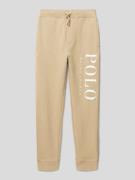 Polo Ralph Lauren Teens Regular Fit Sweatpants mit Label-Print in Beig...