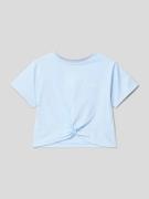 Polo Ralph Lauren Teens Cropped T-Shirt mit Label-Stitching in Bleu, G...