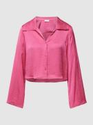 American Vintage Bluse mit Knopfleiste in Pink, Größe L