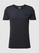 Blend T-Shirt mit Brusttasche Modell 'NOEL' in Black, Größe XXL