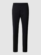 BOSS Slim Fit Anzughose aus Schurwoll-Mix Modell 'Genius' in Black, Gr...
