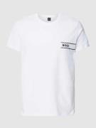 BOSS T-Shirt mit Label-Detail in Weiss, Größe M