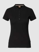 BOSS Poloshirt mit Label-Stitching Modell 'Epola' in Black, Größe XL