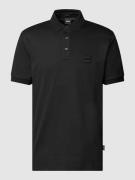 BOSS Poloshirt mit Label-Details Modell 'Parlay' in Black, Größe S