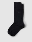 BOSS Socken mit Strukturmuster im 2er-Pack in Black, Größe 39/42