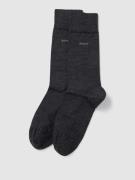 BOSS Socken mit Strukturmuster im 2er-Pack in Anthrazit, Größe 39/42