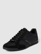 BOSS Sneaker aus Leder-Mix in Black, Größe 42